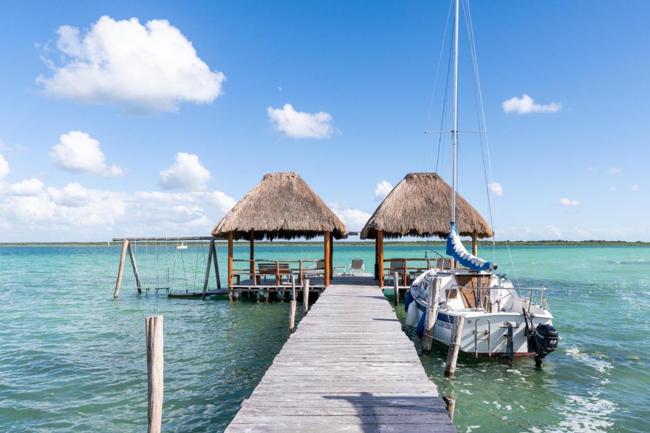 Exclusive Palafito @ Bacalar Lagoon Front المظهر الخارجي الصورة